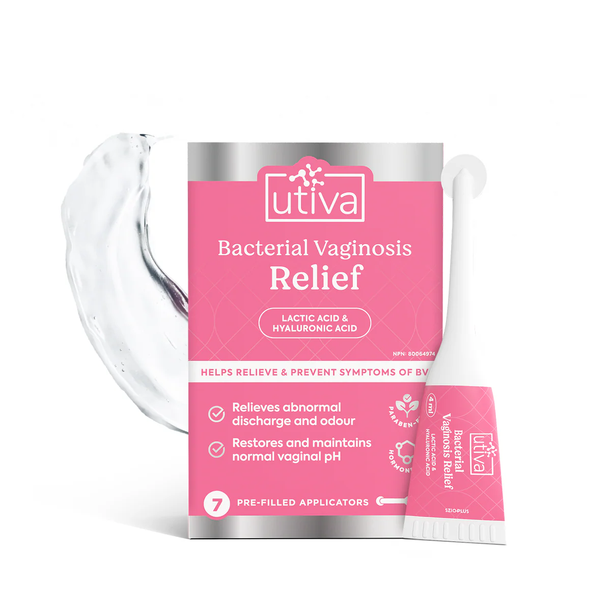 Utiva - Bacterial Vaginosis Relief, 7 Count