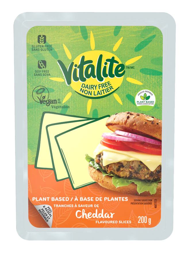 Vitalite - Cheddar Flavoured Slices, 200 g