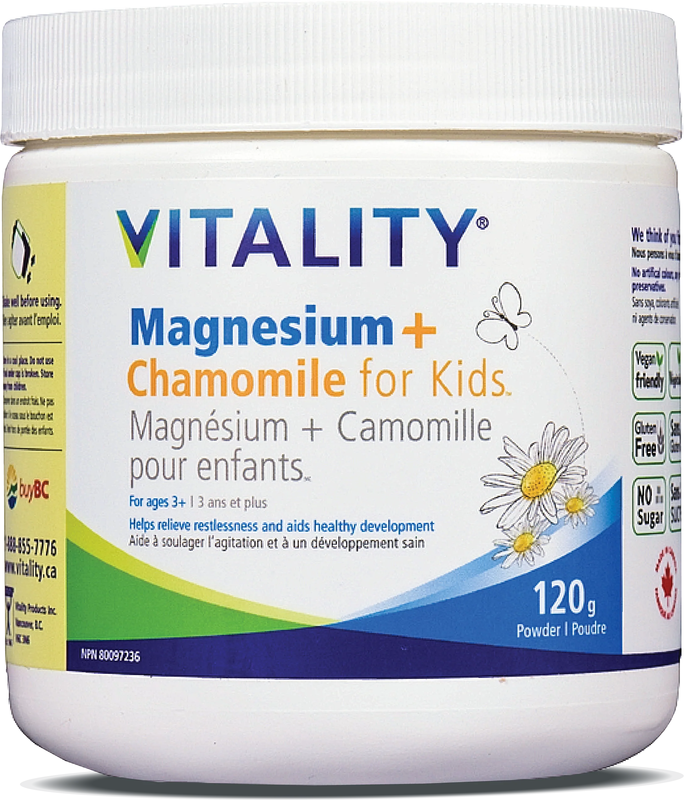 Vitality Products - Magnesium + Chamomile For Kids, 120g