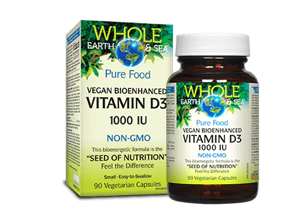 Whole Earth & Sea - Vitamin D3 1000iu, 90VCaps