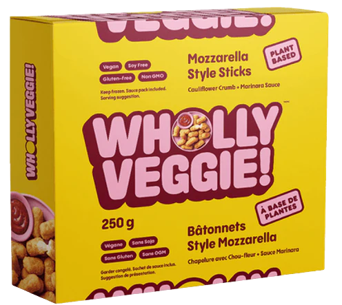 Wholly Veggie - Plant Based Mozz Sticks, 250 g