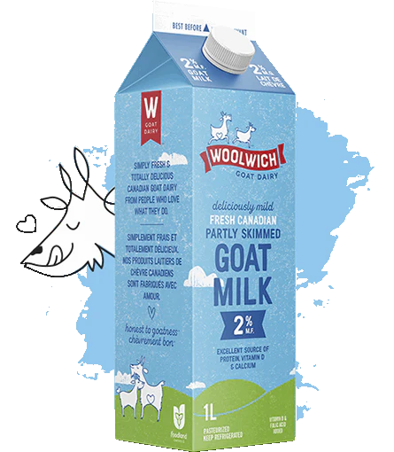 Woolwich Dairy - Goat Milk - 2%, 1 L