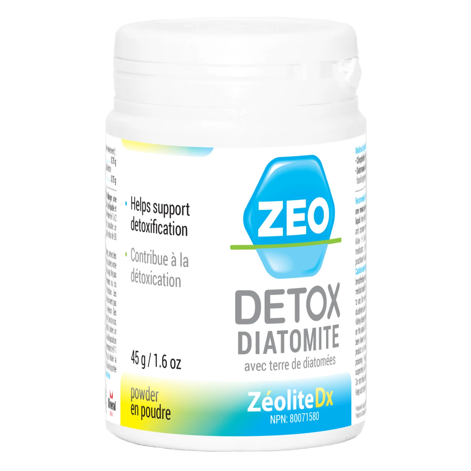 Zeolite - ZeoDetox Diatomite, 45 g